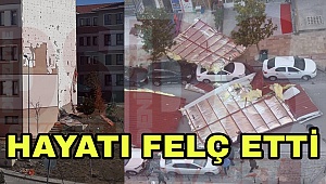 Fırtına yıkıp geçiyor