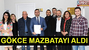 Gökce mazbatayı aldı