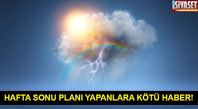 Hafta Sonu Planı Yapanlara Kötü Haber!