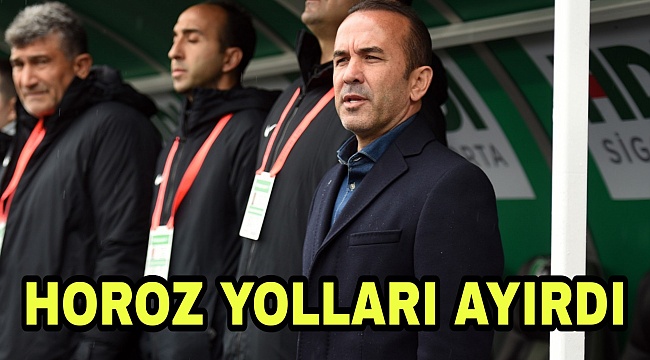 Horoz yolları ayırdı