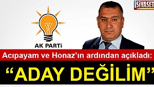 O başkan da aday olmayacak!