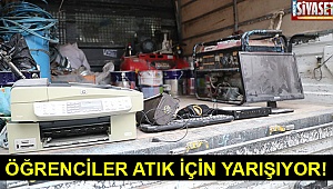 Öğrenciler atık için yarışıyor!