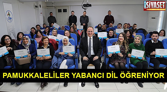 Pamukkaleliler yabancı dil öğreniyor