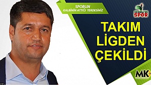 Takım ligden çekildi