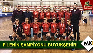 Voleybolda şampiyon Büyükşehir Belediyespor