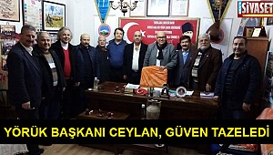 Yörük Başkanı Ceylan, güven tazeledi