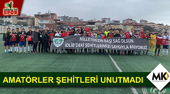 Amatörler şehitleri unutmadı