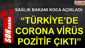 Türkiye'de ilk vaka tespit edildi