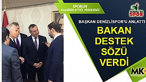 Bakandan Horoza destek sözü