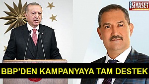 BBP’den kampanyaya tam destek