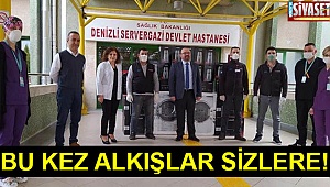 Bu kez alkışlar sizlere!
