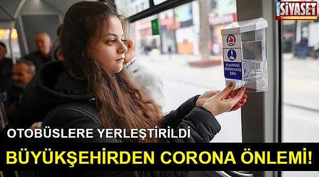 Büyükşehirden corona önlemi!
