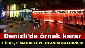 Denizli'de örnek davranış 