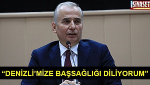 “Denizli’mize başsağlığı diliyorum”