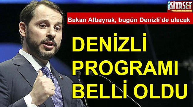 Denizli programı belli oldu
