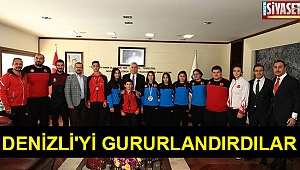Denizli’yi gururlandırdılar