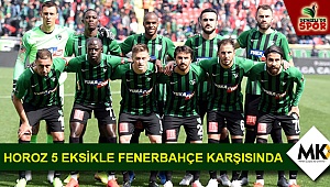 Denizlispor 5 eksikle Fenerbahçe karşısında