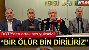 DGTP'den ortak ses yükseldi