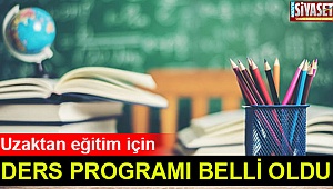 Haftalık program belli oldu