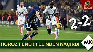 Horoz Fener’i elinden kaçırdı: 2-2