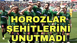 Horozlar şehitlerini unutmadı