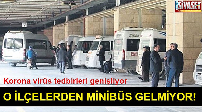 İlçelerden merkeze seferler durduruldu