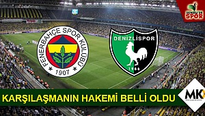 Karşılaşmanın hakemi belli oldu