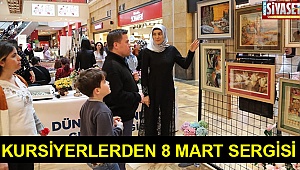 Kursiyerlerden 8 mart sergisi