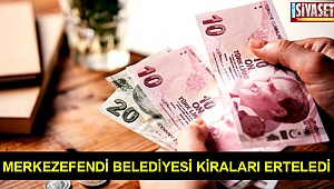 Merkezefendi Belediyesi kiraları erteledi