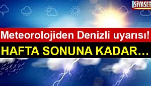 Meteorolojiden Denizli uyarısı!