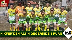 Nikfer'den altın değerinde 3 puan