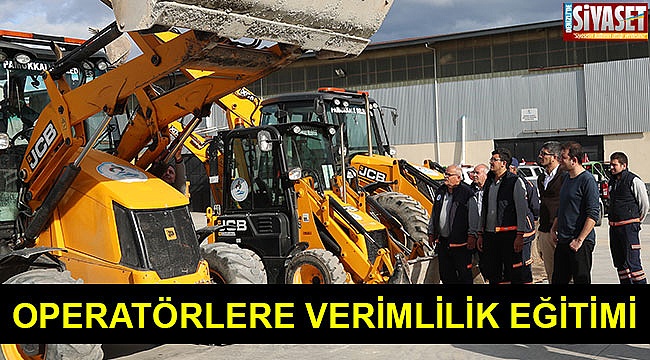Operatörlere verimlilik eğitimi