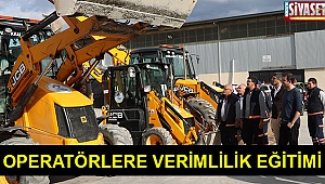 Operatörlere verimlilik eğitimi