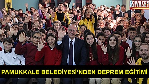 Pamukkale Belediyesi’nden deprem eğitimi