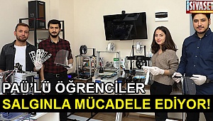 PAÜ’lü öğrenciler salgınla mücadele ediyor!
