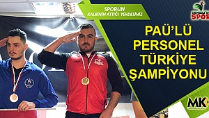 PAÜ’lü personel Türkiye Şampiyonu