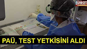 PAÜ, test yetkisini aldı