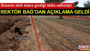 Rektör Bağ’dan açıklama geldi