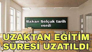 Uzaktan eğitim devam edecek