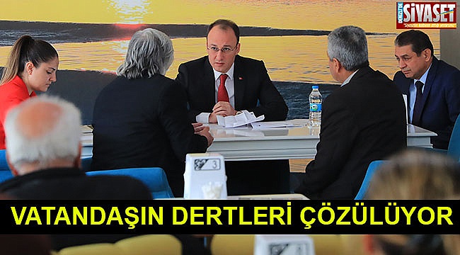 Vatandaşın dertleri çözülüyor