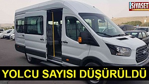 Yolcu sayısı azaltıldı