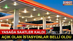 Açık olan istasyonlar belli oldu