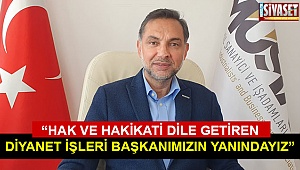 Başkan Akgün, Erbaş’a sahip çıktı