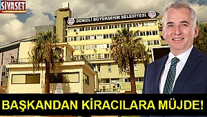 Başkandan kiracılara müjde!