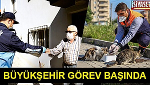 Büyükşehir görev başında