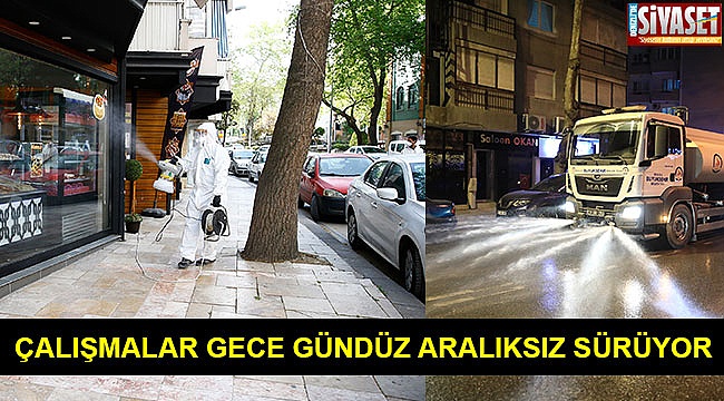 Çalışmalar gece gündüz devam ediyor