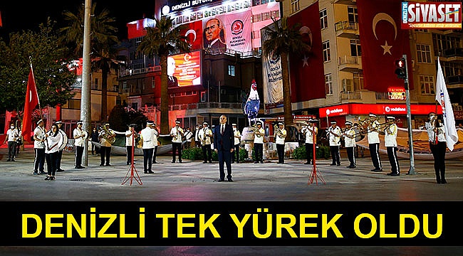 Denizli tek yürek oldu