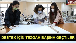 Destek için tezgâh başına geçtiler