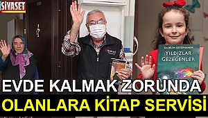 Evde kalmak zorunda olanlara kitap servisi