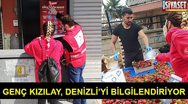 Genç Kızılay, Denizli’yi bilgilendiriyor